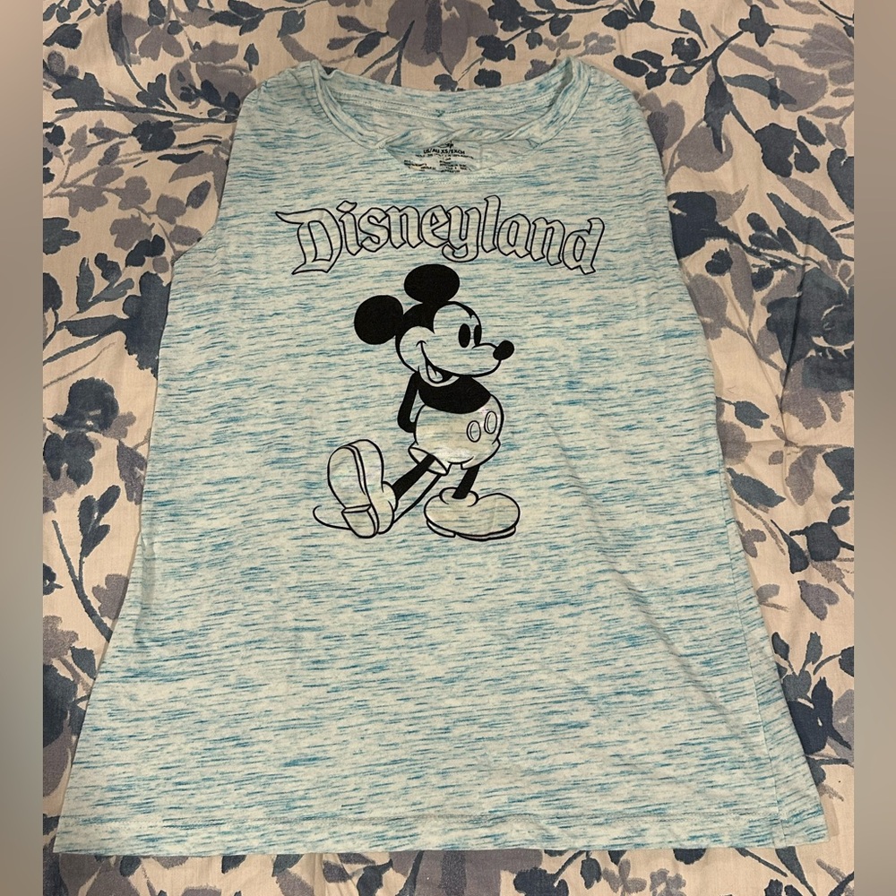 Disney Light Blue Mickey Mouse Tank Top